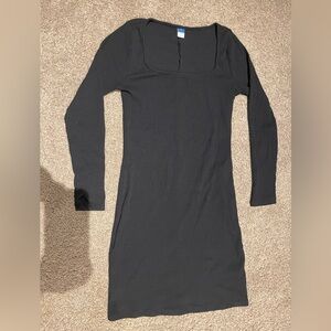 Old Navy Black Long Sleeve Dress